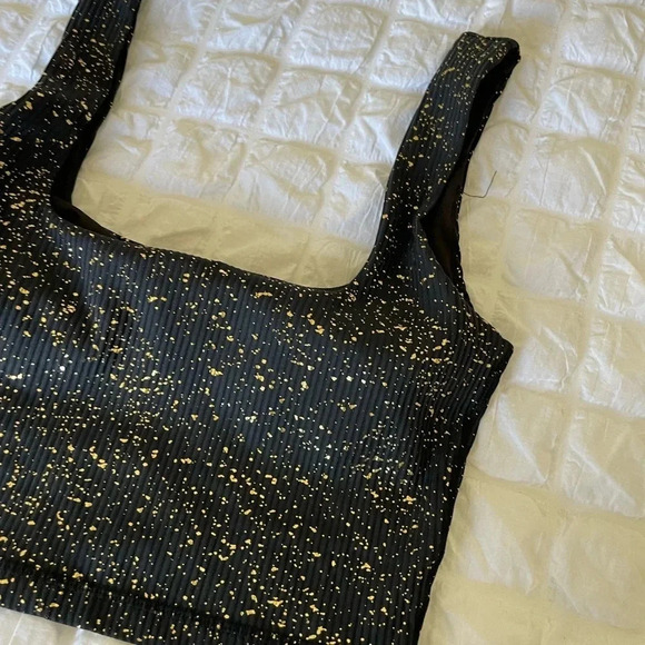 Glyder cutting edge bra in speckled gold - Picture 6 of 9